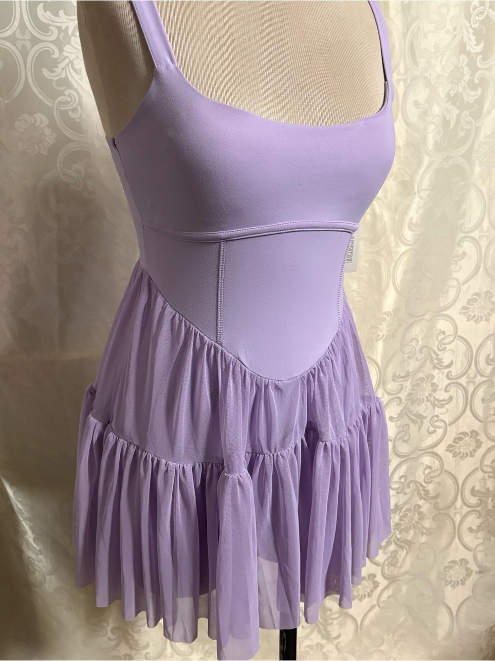 NWT- Derek Geart corset pirouette mini athletic  dress with skirts size m - Picture 13 of 16